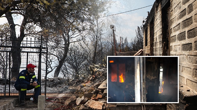 Προς Καντήλι κινείται η φωτιά