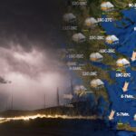 Σφοδρή βροχόπτωση αναμένεται στη Βόρεια Εύβοια