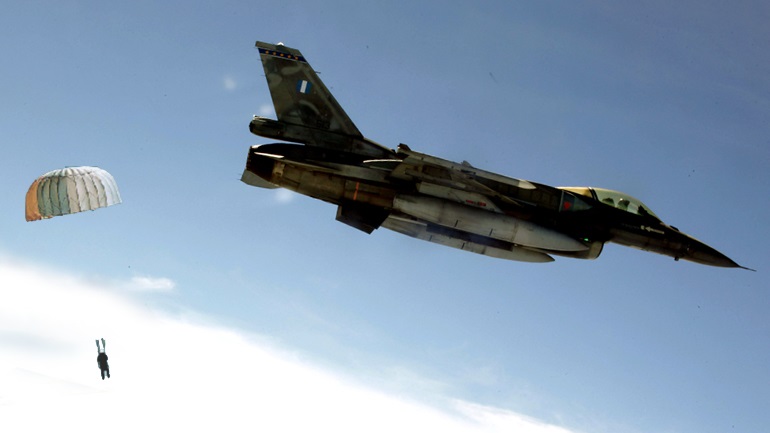 Πτώση F-16 στην Ανδραβίδα