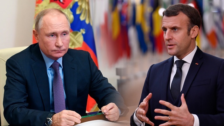 Τηλεφωνική συνομιλία Μακρόν-Πούτιν για τη ρωσο-ουκρανική κρίση