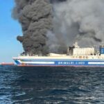 Euroferry Olympia: Απεγκλωβίστηκαν από την ΕΜΑΚ δύο οδηγοί οι οποίοι βρίσκονταν στο γκαράζ του πλοίου