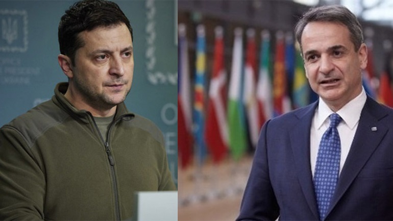 Επικοινωνία Μητσοοτάκη – Ζελένσκι – Στη Βουλή θα μιλήσει ο πρόεδρος της Ουκρανίας