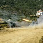 Εκπαιδευτικές βολές πυροβολικού στο πεδίο βολής Πετρωτών Ξάνθης