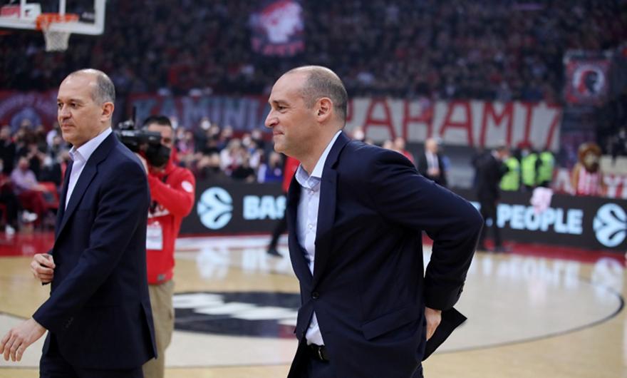 Παρουσία Αγγελόπουλων η προπόνηση του Ολυμπιακού