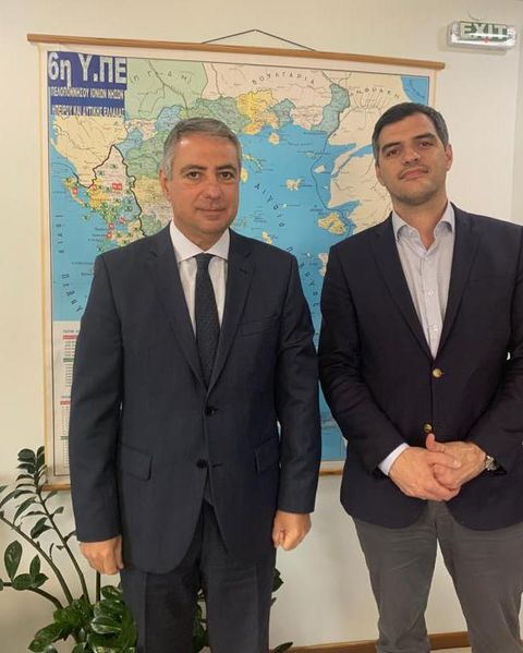 Ανδρέας Τσώκος-Συνάντηση με το Διοικητή της 6ης Υγειονομικής Περιφέρειας , το Διοικητή Υποστράτηγο,τους άνδρες και τις γυναίκες της 6ης EMAK Πάτρας