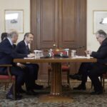 Προεδρικό Μέγαρο: Ολοκληρώθηκε σε 30 λεπτά η σύσκεψη των πολιτικών αρχηγών