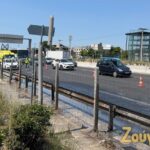 Κυκλοφοριακό κομφούζιο στον Κηφισό – Άνοιξε η πόρτα φορτηγού και γέμισε με κρέατα το οδόστρωμα