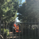 Φωτιά σε παιδική χαρά στου Ρέντη [εικόνες]