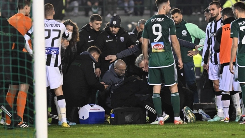 Σοκαριστικός τραυματισμός για τον Μπάμπα στο Παναθηναϊκός-ΠΑΟΚ