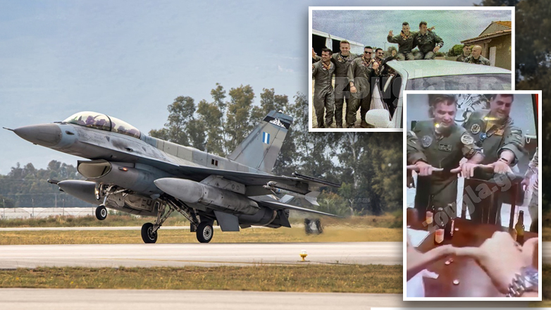 Πιλότοι των F-16 σνιφάρουν στη βάση του Αράξου