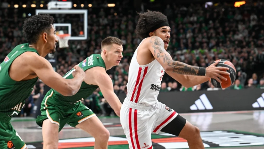 Euroleague: Η βαθμολογία μετά την ήττα του Ολυμπιακού στο Κάουνας